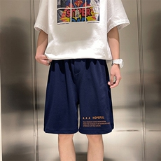 冰丝短裤男士大码宽松休闲五分裤男运动中裤MK37386-P15，男装休闲裤，电商A040