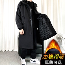 风衣男中长款大衣男加绒棉衣男F174薄P90加棉P100特价爆景一，男装风衣，星座401