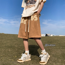 XZ616夏季新款麂皮绒发泡短裤休闲裤TY849P45控55，男装牛仔裤，星座512A（原616）