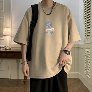 麂皮绒短袖t恤男大码半袖男 JD82274-P25图片