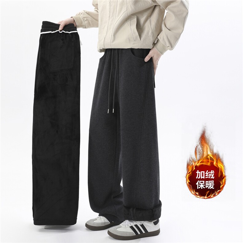 B336-DK678-P45加绒P55秋冬新款卫裤运动裤休闲裤,男装休闲裤,电商B336