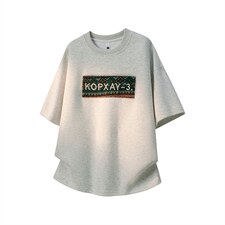 2026美式重磅冰感民族风短袖T桖春夏DX2611特P28控59，男装T恤，电商B208