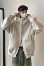 现货加厚cleanfit美式休闲重磅480G短款开衫卫衣TTTB05-P98，男装卫衣，星座1315