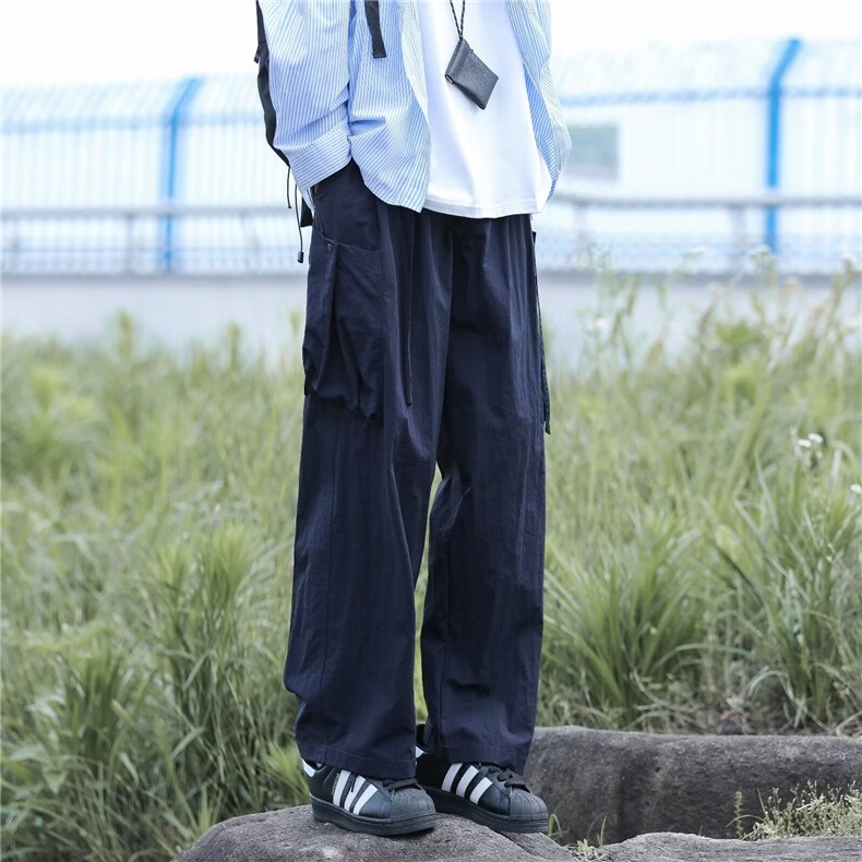 工装裤男夏季新款日系复古伐木登山裤宽松直筒休闲裤子U288-p43,男装休闲裤,星座1008