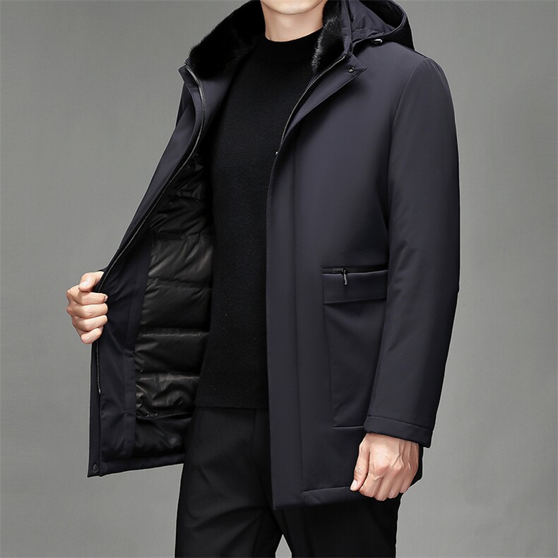 CK6610钱塘2020-2中年男士冬季厚款时尚休闲商务百搭羽绒服P490图片