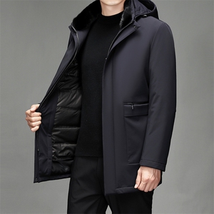 CK6610钱塘2020-2中年男士冬季厚款时尚休闲商务百搭羽绒服P490图片