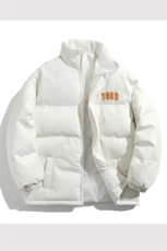 2025PU皮棉衣棉服鳄鱼纹拼接面包服立领棉袄皮衣外套1612-P85，男装棉衣，星座207
