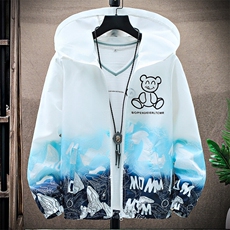 防晒衣夏季新款时尚连帽薄款皮肤衣防晒服XZ310B-3-J1516-P25，男装防晒衣，星座310B-3