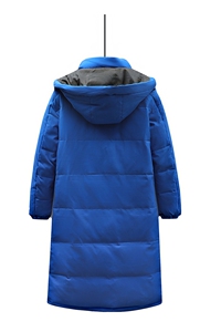 现货 长款三条杠日系直播徳物品质团体团建服羽绒服R210P120图片