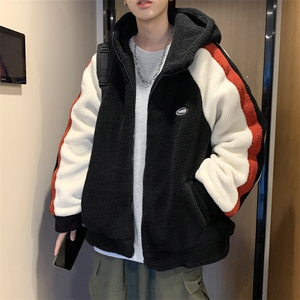 男棉衣男潮流ins复古羊羔毛冬季潮牌羊羔绒外套MY041-P55图片