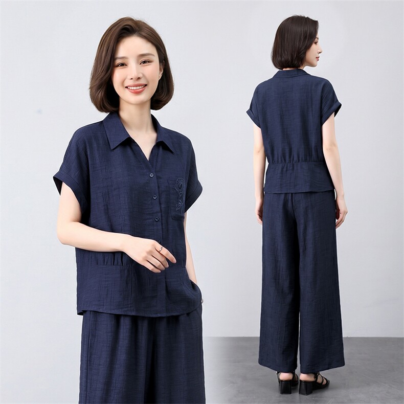 套装女夏季优雅两件套，女装套装/套裙，曼沙奕珂