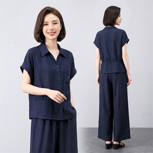 套装女夏季优雅两件套，女装套装/套裙，曼沙奕珂