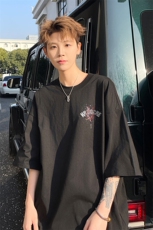 夏季新款美式炸街短袖T恤男潮情侣款半袖体恤打底衫宽松D032/P25，男装T恤，电商B209