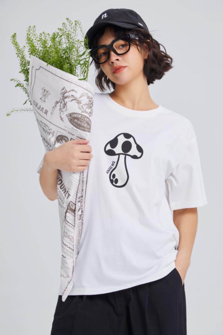 【现货】蘑菇图案变光T恤，功能T恤，女装T恤，AIMEEWQ