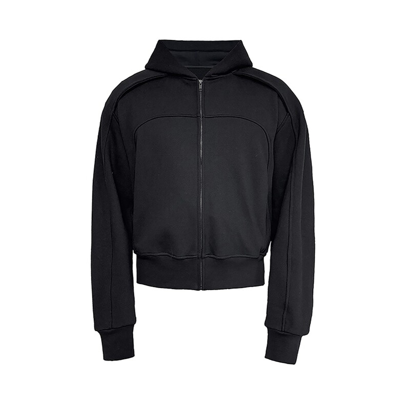 秋季重磅380克全棉直播拉链套头连帽卫衣外套AH906-P49，女装短外套，星座610B-1