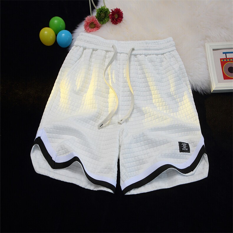 短裤男夏季美式复古拼接五分裤潮牌宽松大码XZ102B-1DK2606P30,男装牛仔裤,星座102B-1