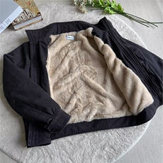 仿兔毛重水洗立领夹克棉服座山雕外套JK905特P103，男装夹克，星座908-1