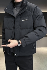 男士羽绒服2024新款冬季简约潮牌立领男装外套A313-8636-P225，男装羽绒服，电商A313