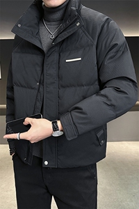 男士羽绒服2024新款冬季简约潮牌立领男装外套 A313-8636-P225图片