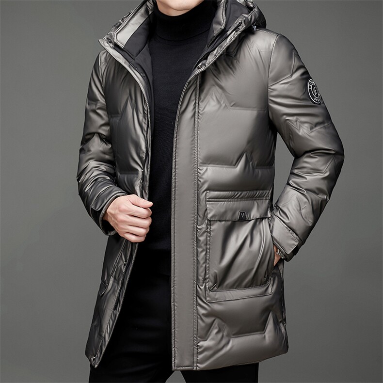BAMJ-6055钱塘2020-2中年男士冬季厚款休闲百搭羽绒服外套P225,男装羽绒服,钱塘207-2
