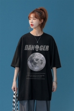 中性夏季潮牌时尚情侣百搭圆领短袖T恤T1041P25控38，男装T恤，A247A