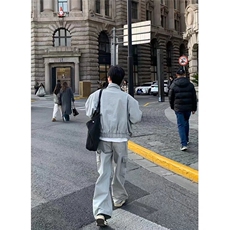 现货得物二开复古工装宽松立领水洗cleanfit夹克美式JK1252-P98，男装夹克，星座1103-3