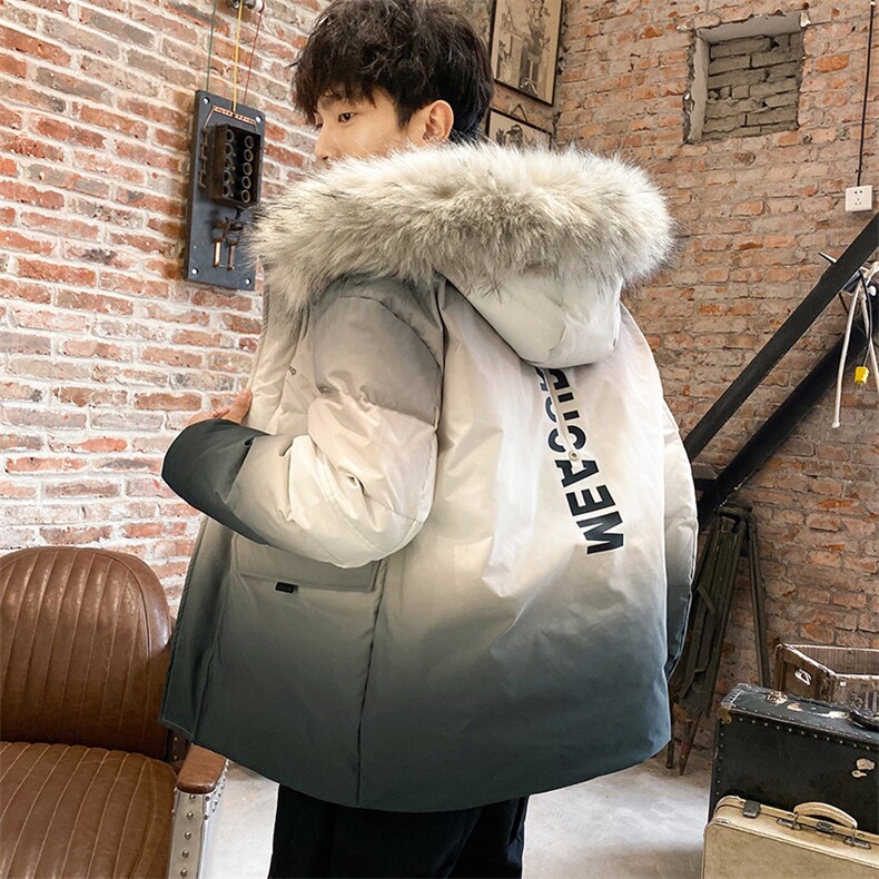 外套男士冬季2021新款潮流渐变羽绒服潮牌DS620T，男装羽绒服，电商A102