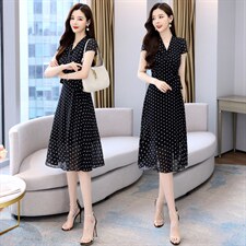 2022夏季新款时尚气质连衣裙，女装连衣裙，金典明美