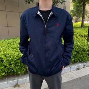 小马刺绣美式外套男款秋季高级感哈灵顿夹克短款cleanfit棒球服图片