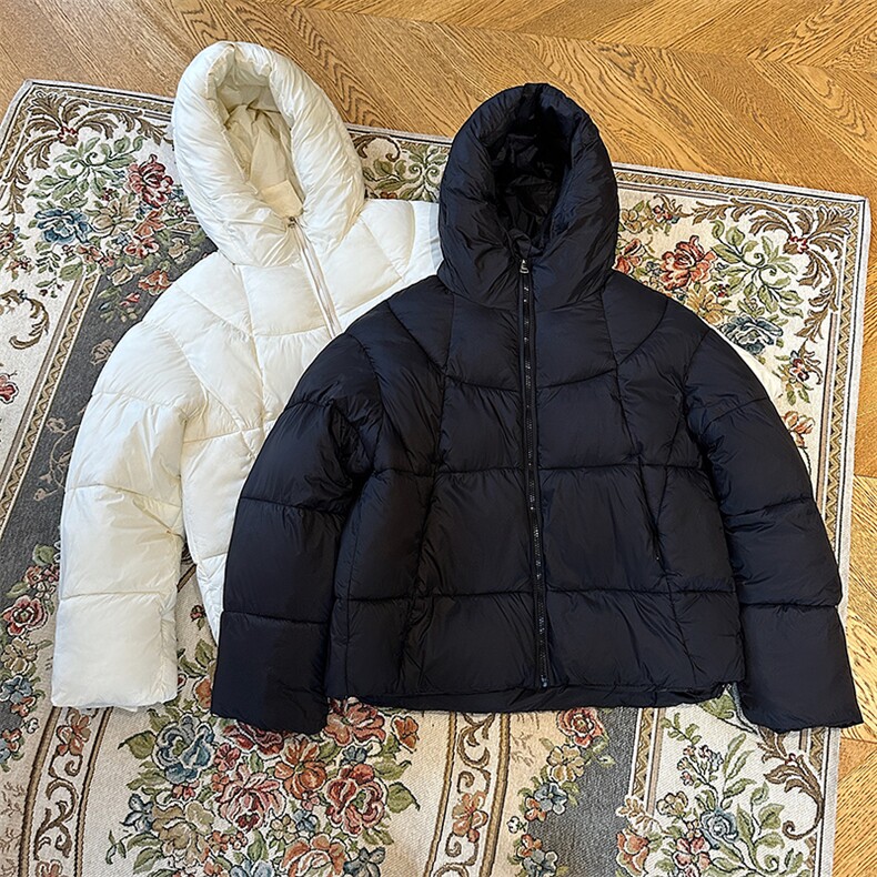 517A-8-Y90-P68基础款连帽棉服中性男女同款cleanfit纯色短款,男装棉衣,星座517A-8（原B282）