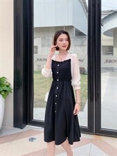 韩版修身显瘦连衣裙有现货，女装连衣裙，千利红