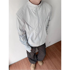 春夏款高品质冰感速干防晒服休闲户外运动外套透气弹力机能风夹克，男装防晒衣，电商A486