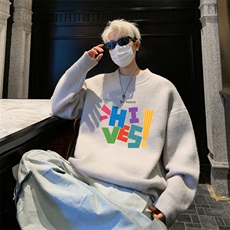 高质量！秋冬季半高领毛衣男士加绒加厚线衣针织衫男DMY510-特P38，男装针织衫/毛衣，电商B371