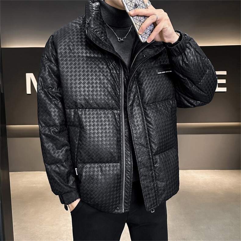 2025冬季新款店主风羽绒服加厚保暖高级感立领外套男6635-P190,男装羽绒服,电商A413