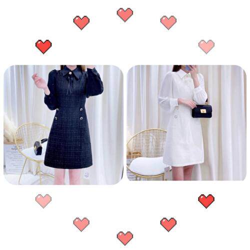 秋季小香风连衣裙，女装连衣裙，涞蒂丝