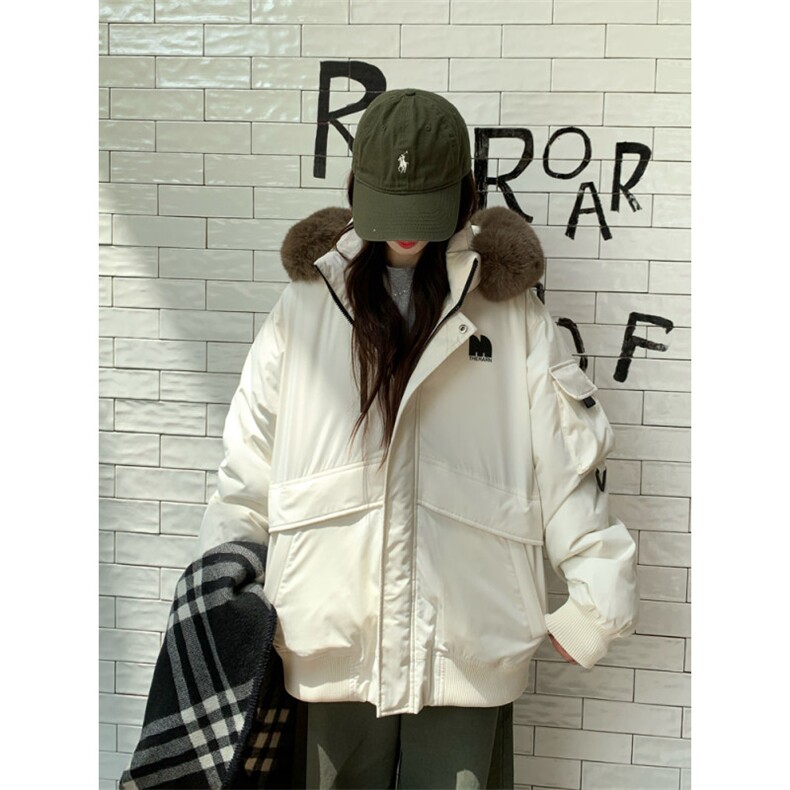A596-P110工装棉服冬季新款大毛领加厚派克服棉衣韩版外套,男装棉衣,星座911