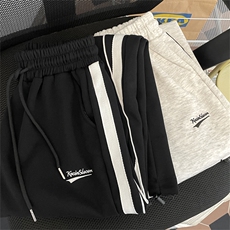 2024春季新款卫裤直筒宽松百搭休闲运动裤男帅气现货K7740-P42，男装休闲裤，星座512-3