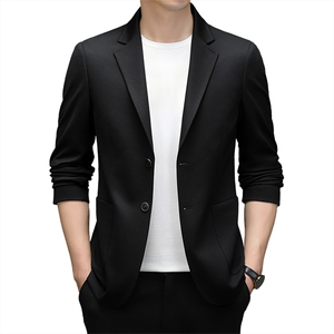 男装西服AE820含羊绒莫代尔锦氨西装无痕丝滑做工精致商务西服图片
