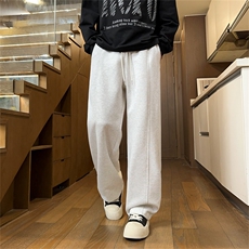 现货65华棉拼接休闲直筒长裤M-3XL特P40，男装休闲裤，电商B325