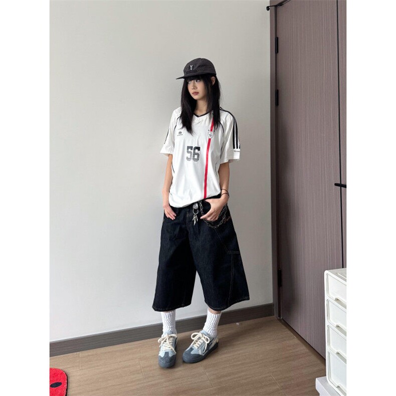 BK918CC-特P39织带V领撞色运动球衣风短袖t恤男女,男装T恤,星座1007（原301D）