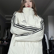美式复古运动立领棉袄男女款冬季棉服防寒服潮牌情侣外套棉衣，男装棉衣，星座506A