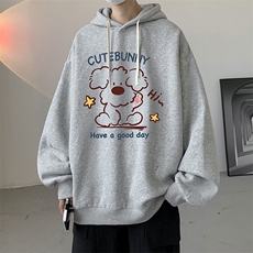 连帽卫衣男大码胖子帽衫大号运动服WY2434-P35，男装卫衣，电商A040