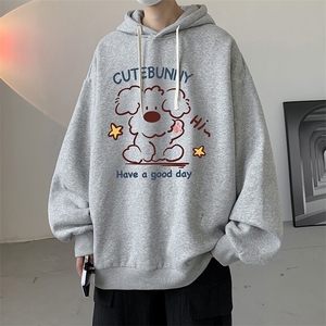 连帽卫衣男大码胖子帽衫大号运动服WY2434-P35图片
