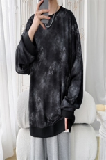 S2605/P35春装新款现货卫衣男新中式套头个性宽松大码T恤上衣，男装T恤，电商A141