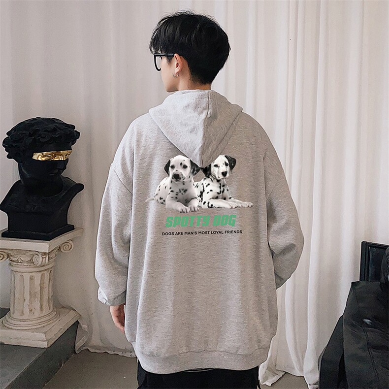 KS21263-P38连帽开衫卫衣男运动外套大码班服,男装卫衣,电商A040