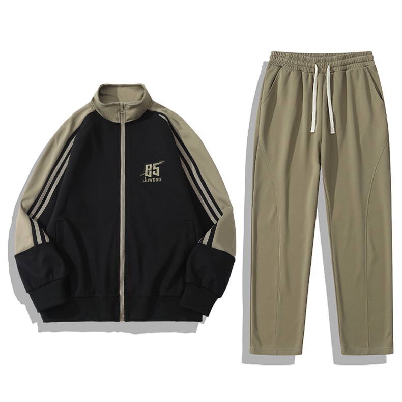 春季新款现货情侣套装男DSA157B-TZ5868-P85，男装休闲套装，电商A157B