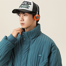 2025冬季新款男日系潮牌立领白鸭绒羽绒服加厚外套棉衣YR50-F255，男装羽绒服，电商A101（原外27）