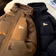 现货抖音得物可供视频三防加厚羽绒连帽棉衣外套面包棉服85557，男装棉衣，电商A486