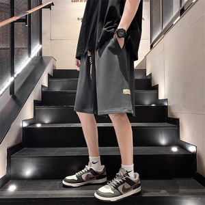 直筒短裤男纯色夏季男士五分裤潮流休闲裤中裤A266-TYKZ714-P25图片