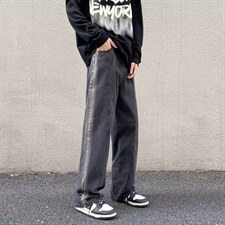 牛仔裤男秋季潮大码休闲裤子高街N8009P38，男装牛仔裤，星座1116-2
